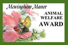 Mewingham Manor Animal Welfare Award