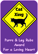 Cat Crossing Award