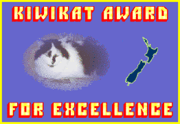 Dusty's Kiwikat Award of Excellence