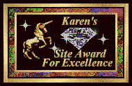 Karen's Site Award for Excellence