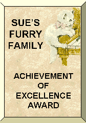 Sue's Furry Family Award