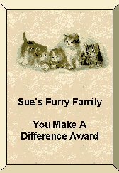 Sue's Furry Family Award