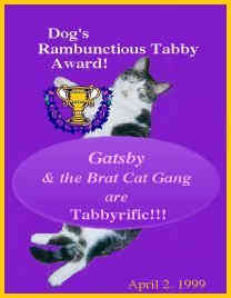 Rambunctious Tabby Award