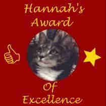 Hannah's Award of Excellence