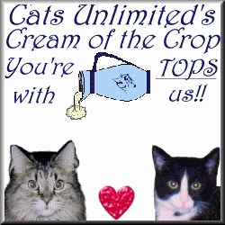 Cats Unlimited's Cream Of The Crop Award